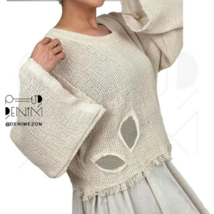 شومیز-بابونه-لایو-اکشن-دنیم-مزون