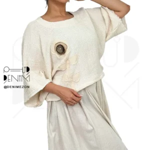 شومیز-گلسار-لایو-اکشن-دنیم-مزون