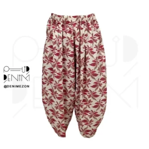 شلوار-خمره-ای-ماهینا-روبرو-طرح-قرمز