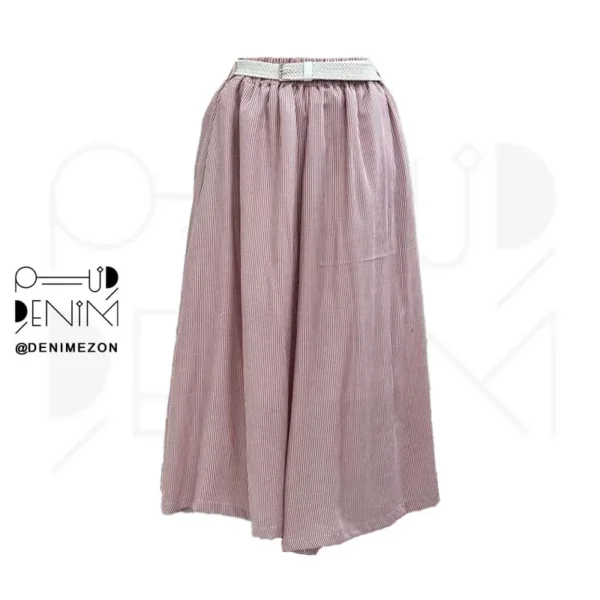 دامن-خاتون-روبرو-دنیم-مزون