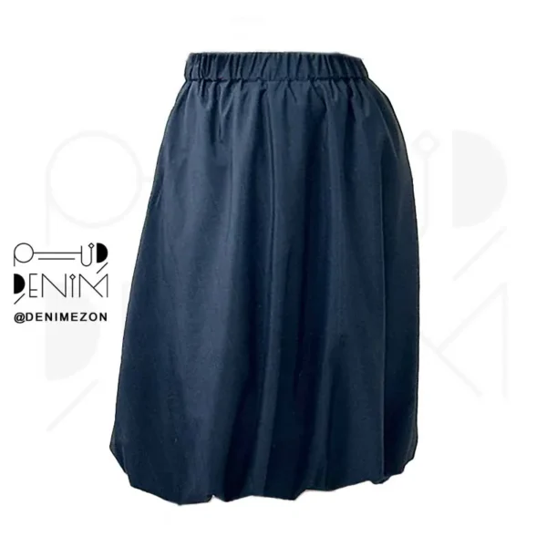 دامن-قارچی-حنا دامن قارچی حنا نمای روبرو دنیم مزون