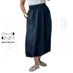 دامن-قارچی-حنا-تنخور-دودی-راه-راه