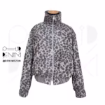 بامبر-یقه-ایستاده-پاییزان-پلنگی-نمای-روبرو