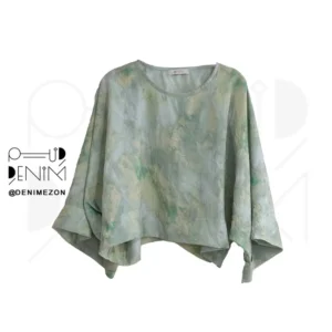 بلوز-برگ-طرح-سبز-نمای-روبرو