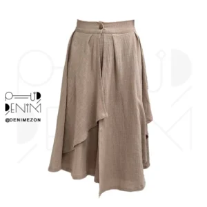 دامن-شلواری-مانایا-نسکافه-ای-نمای-روبرو