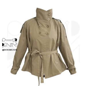 بارانی یقه ایستاده صدری آلیس نمای روبرو