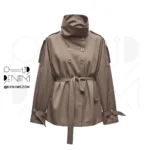 بارانی یقه ایستاده آلیس نمای روبرو