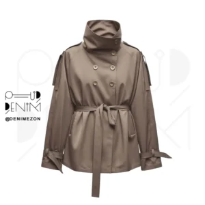 بارانی یقه ایستاده آلیس نمای روبرو