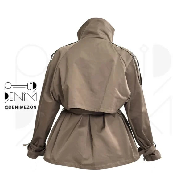 بارانی یقه ایستاده آلیس نمای پشت