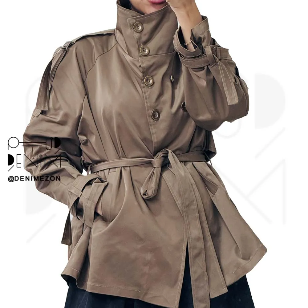 بارانی یقه ایستاده آلیس