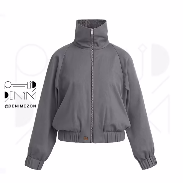 بامبر-یقه-ایستاده-پاییزان-روبرو-دورو