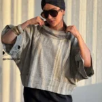 بلوز یقه ایستاده آذر دخت تن خور مد و استایل