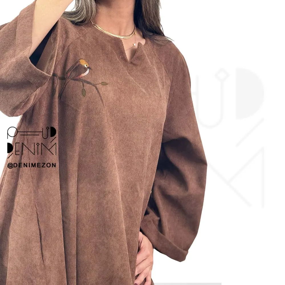 پیراهن آلما مخملی