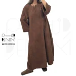 پیراهن آلما مخملی کبریتی تن خور